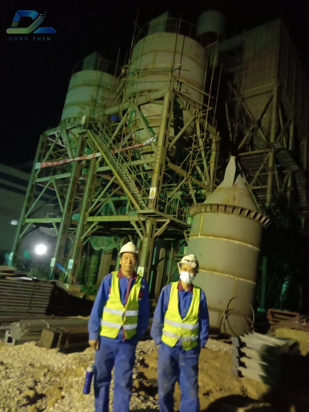 福建龙净股份有限公司黔北电厂脱销烟道防磨工程进展顺利