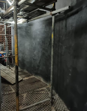 龟甲网胶泥在烟道中的作用防护机理与性能研究