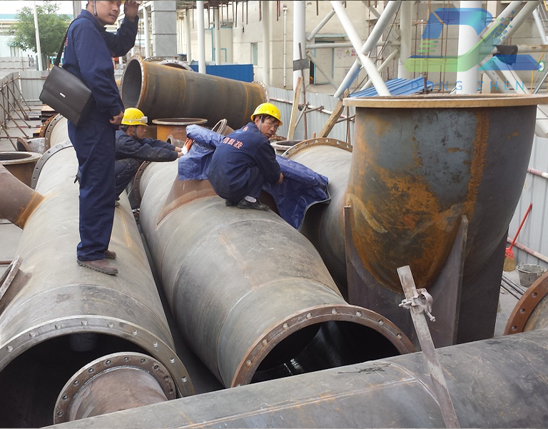 高分子陶瓷复合材料修复电厂浆液循环泵的技术方案