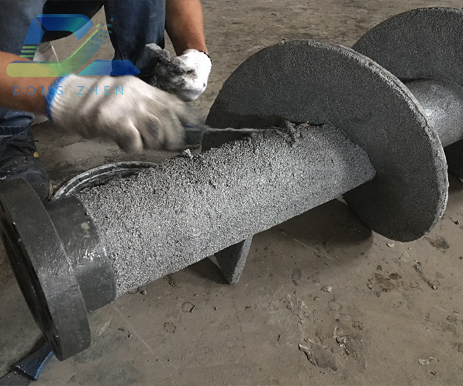 耐磨陶瓷胶泥在粗细粉分离器上的应用案例