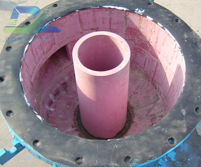 旋流器用弧形氧化铝耐磨陶瓷衬板的特点