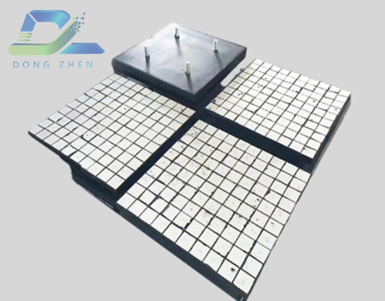 耐磨陶瓷橡胶衬板安装溜槽内壁的施工方案